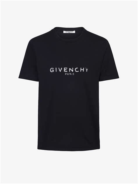 givenchy t shirt grey roter patch|Givenchy paris tees.